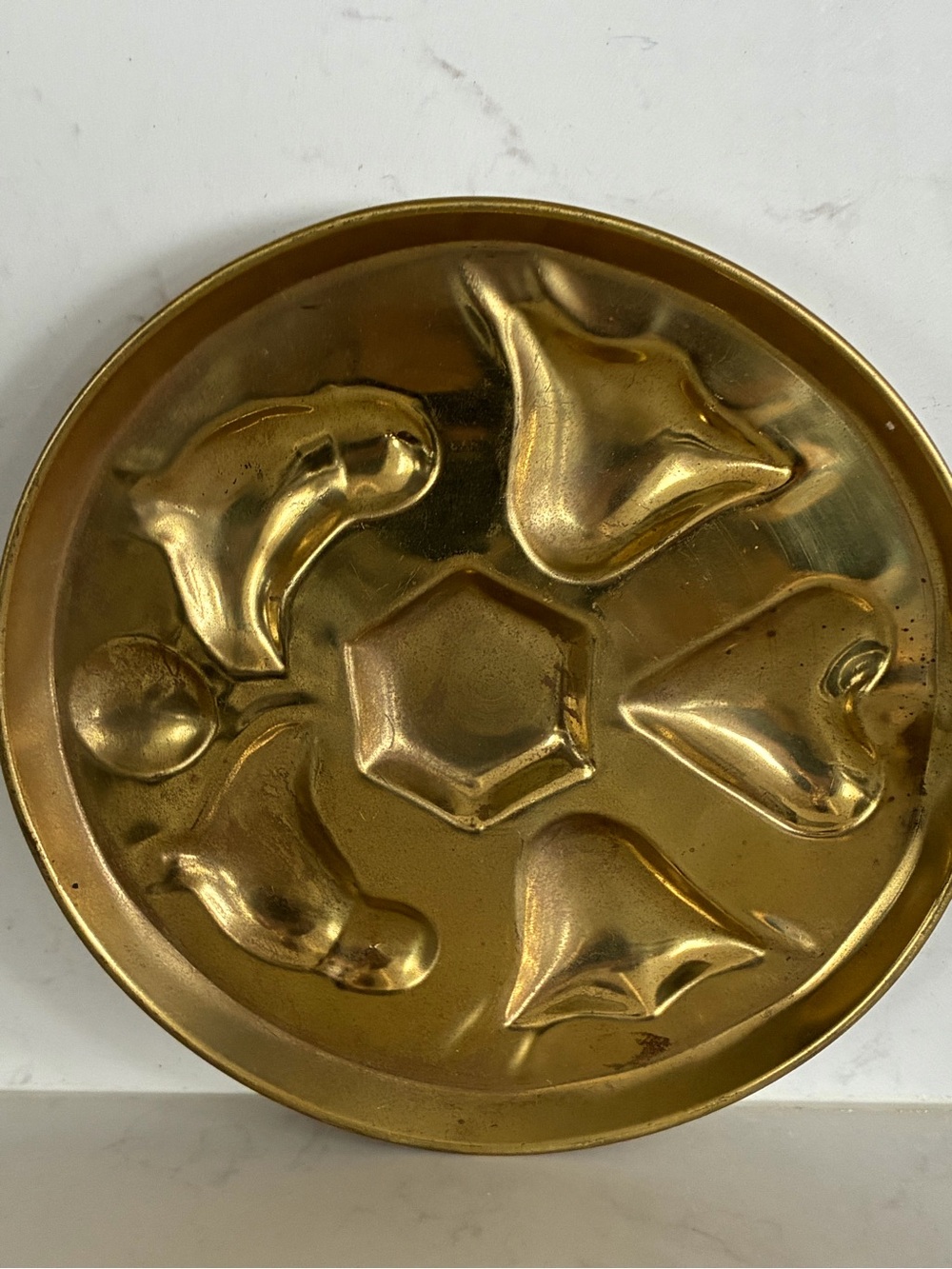 Vintage Dutch Chocolate Mold Chicks & Hearts. 9 in